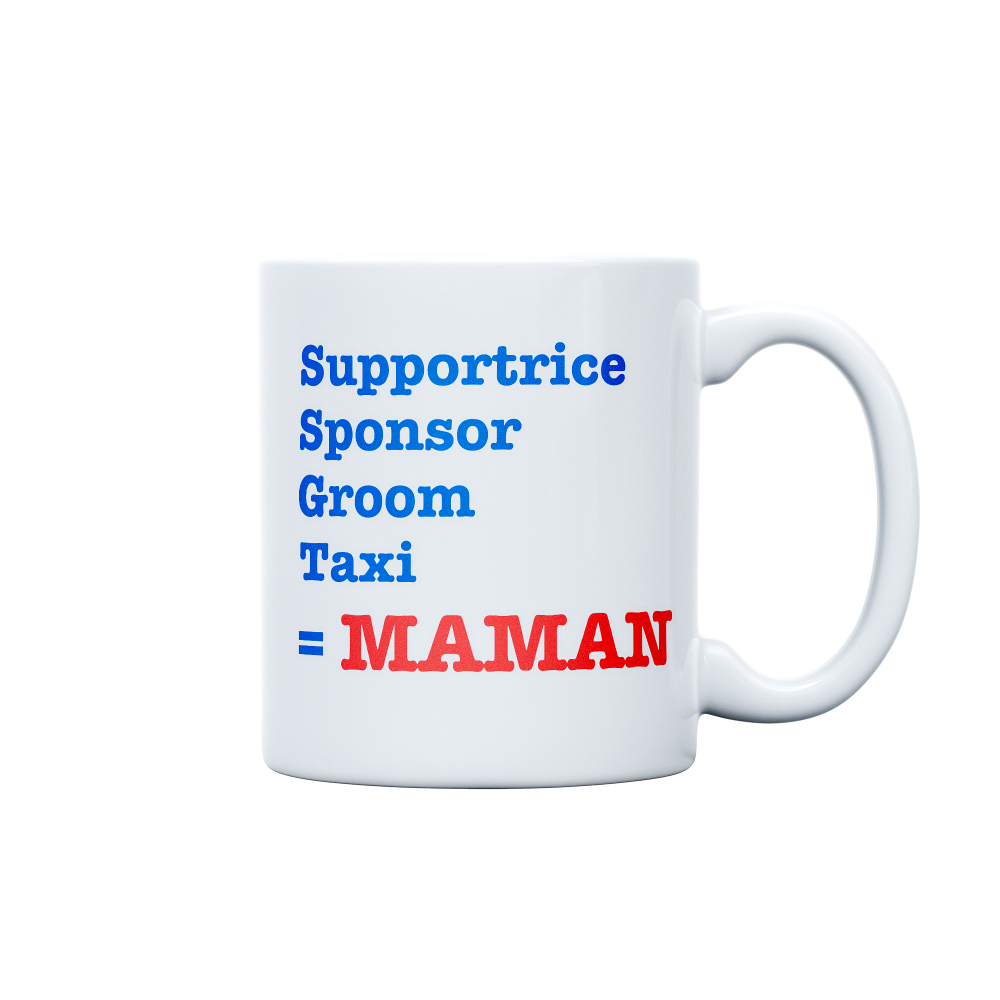 Supportrice, Sponsor ... = MAMAN - MUG